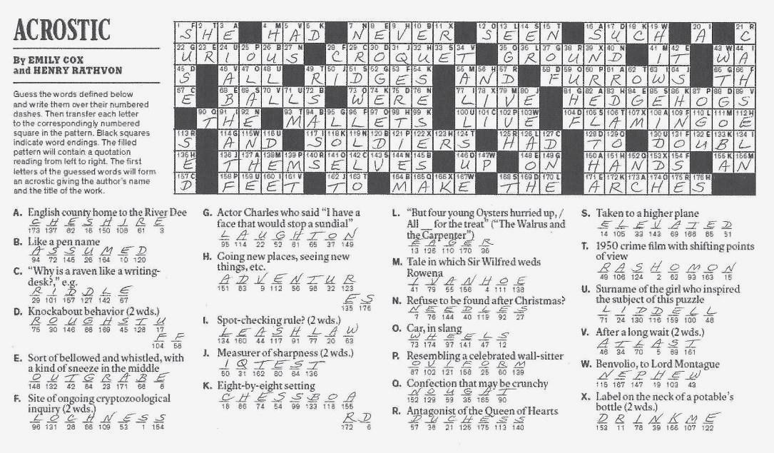 Director DuVernay crossword clue